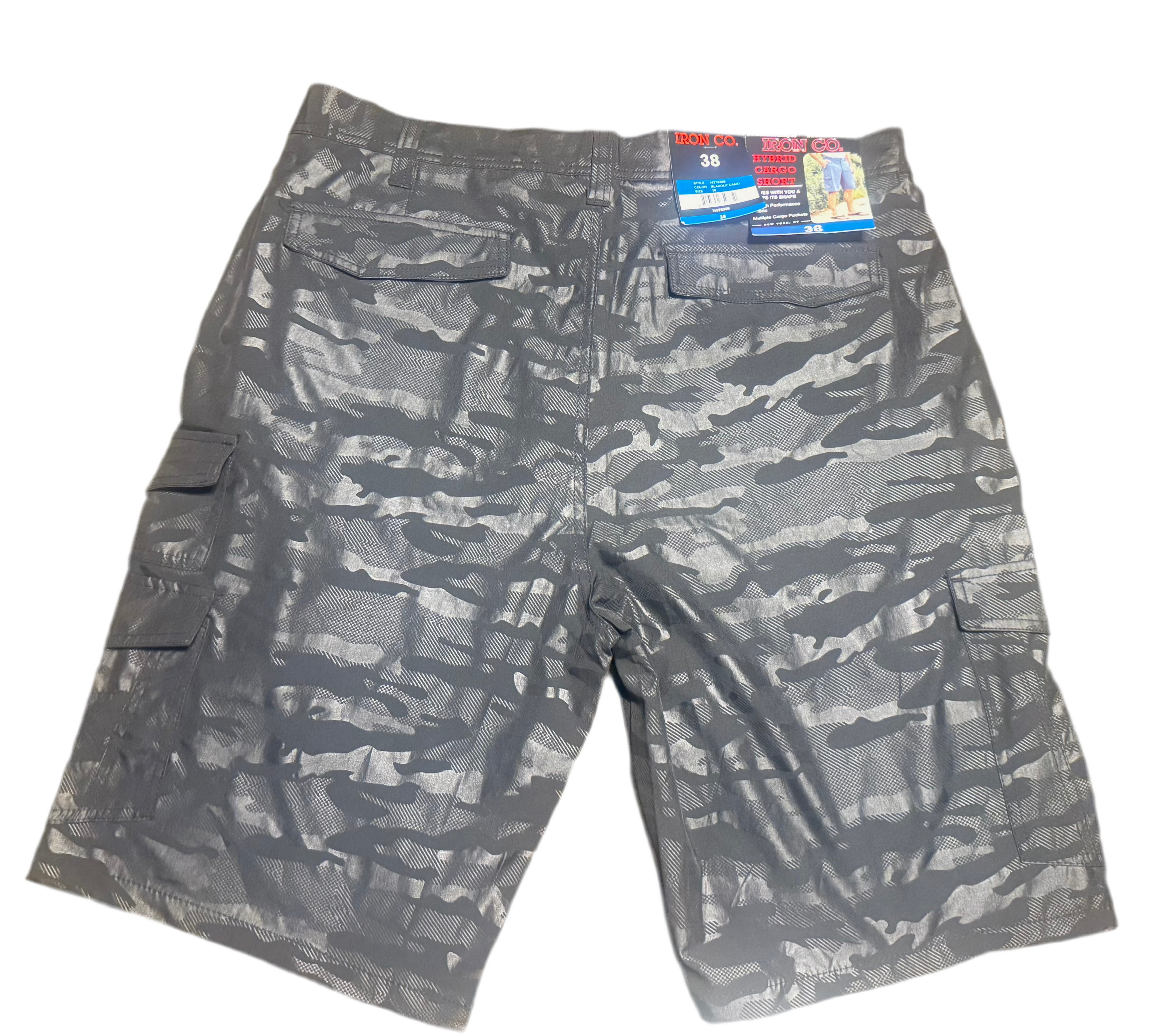 IRON CO. Hybrid cargo shorts